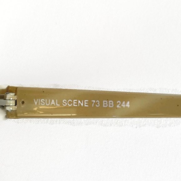 VINTAGE Visual Scene Womens Sunglasses Gold Yellow 12831 BB - Picture 4 of 5